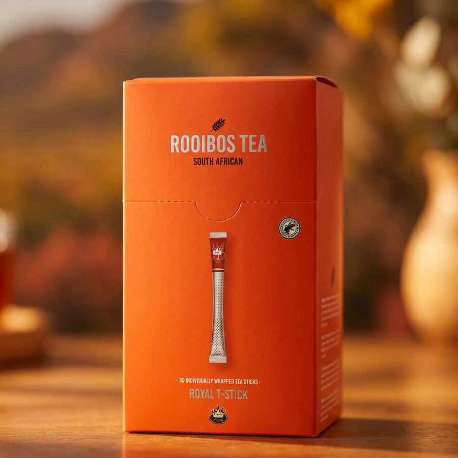 Rooibos T-Stick - Cafeïnevrije Thee Stick | Royal T – Royal Coffee ...